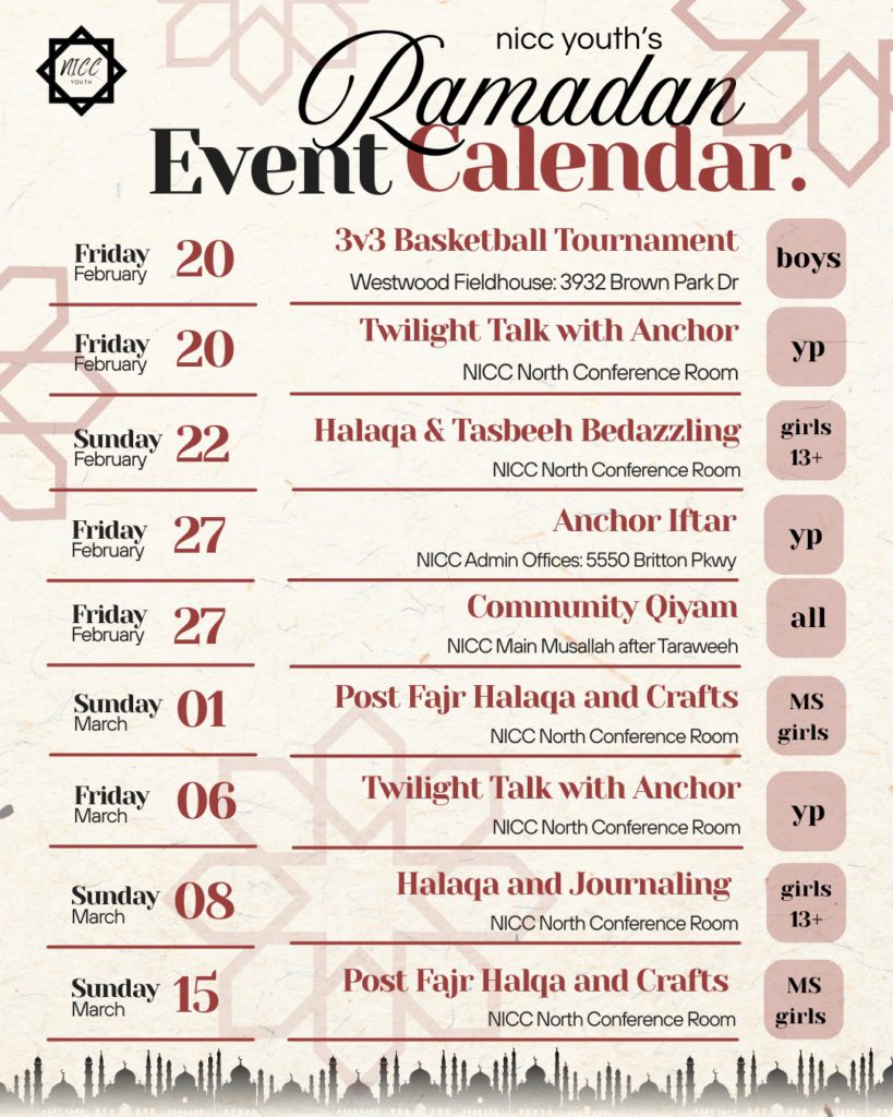 Brown Minimalist Event Calendar LinkedIn Post